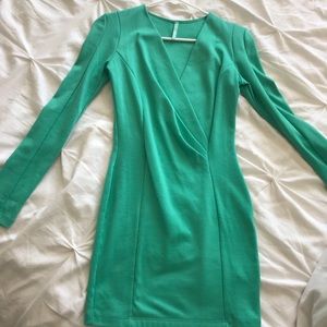Lulu’s long sleeve mint mini dress